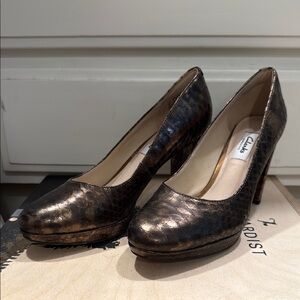 Clarks Women's Bronze Pumps